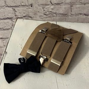 Little Mister Shop Suspenders Set